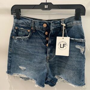 Lovers and Friends denim shorts size 23. New with tags!